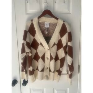 NWT Le Lis Classic Button Up Cardigan Size Small‎